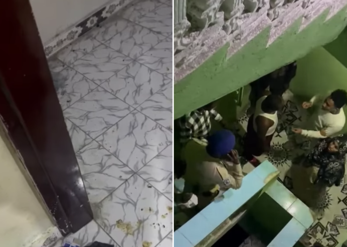 Police officers seen in a video recording during a raid on Radio Barawe on Wednesday 1 June 2022. | PHOTO/SJS Private.